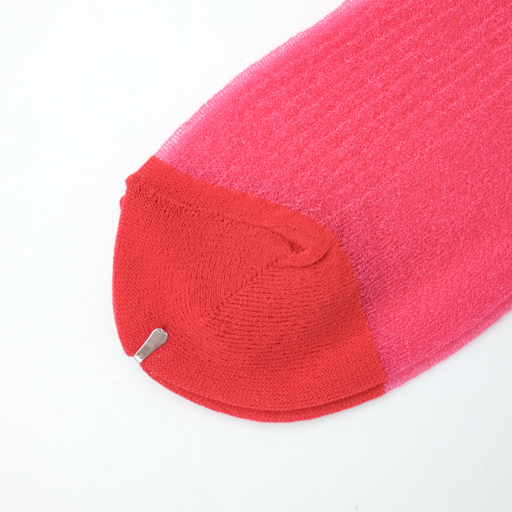 SHEER RIB SOCKS PINK