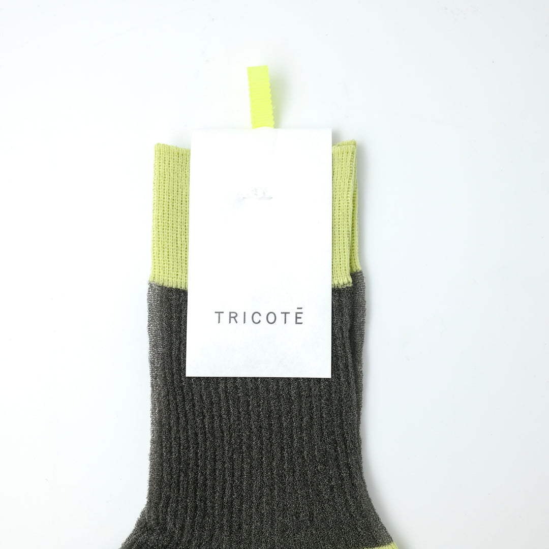SHEER RIB SOCKS CHARCOAL