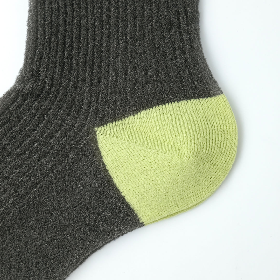 SHEER RIB SOCKS CHARCOAL