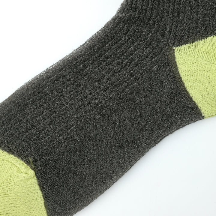 SHEER RIB SOCKS CHARCOAL