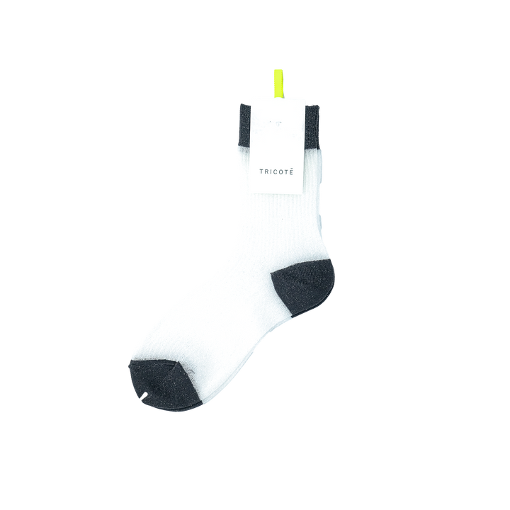 SHEER RIB SOCKS WHITE