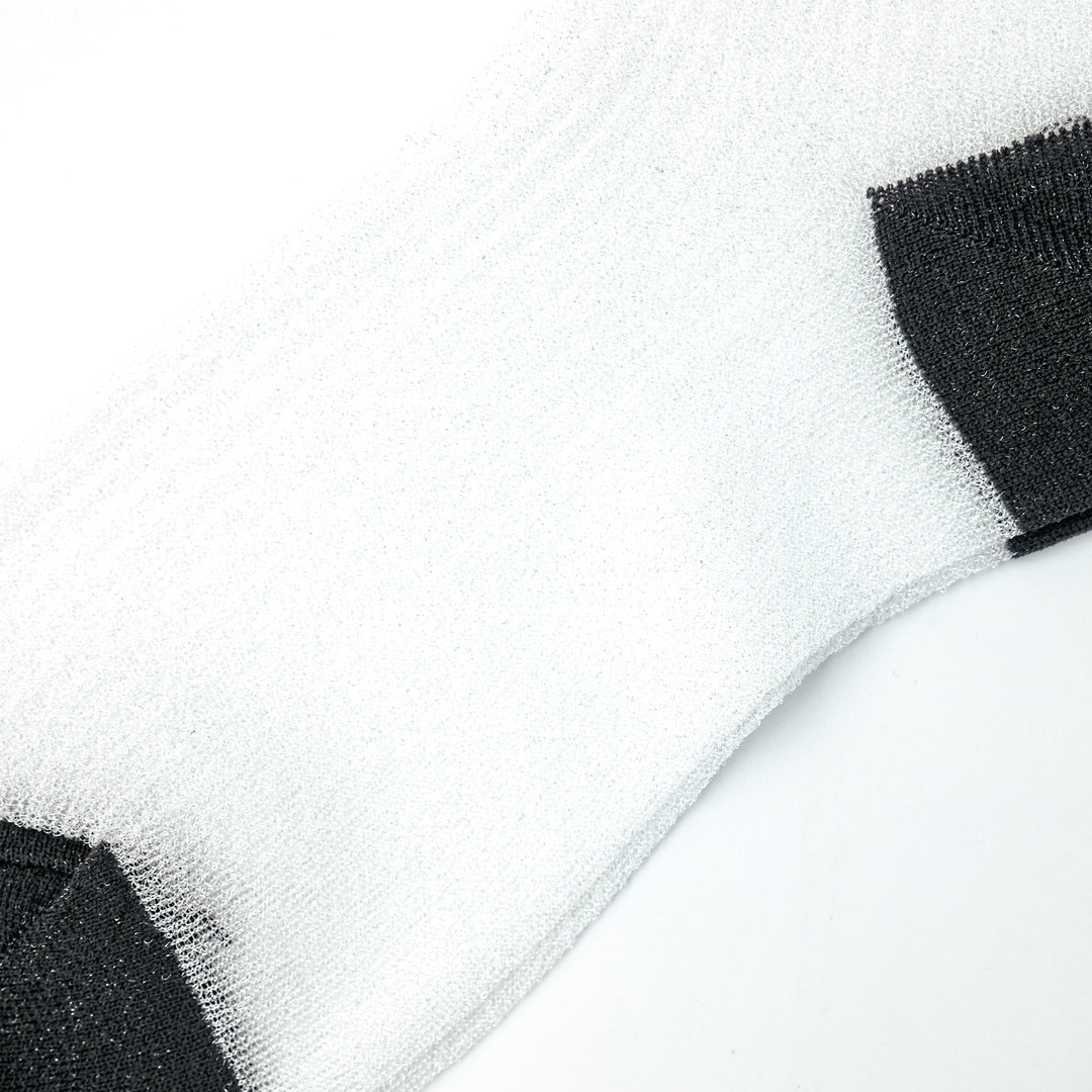 SHEER RIB SOCKS WHITE