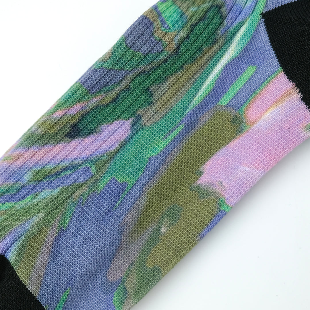MARBLE PATTERN SOCKS PINK