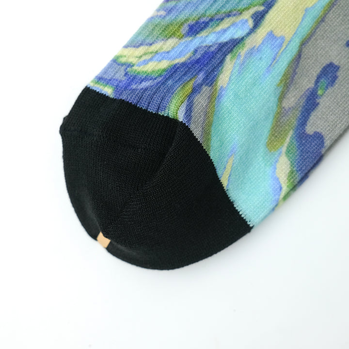 MARBLE PATTERN SOCKS BLUE
