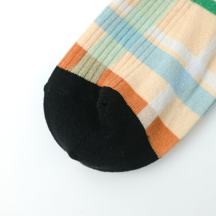 CHECK LINK SOCKS IVORY