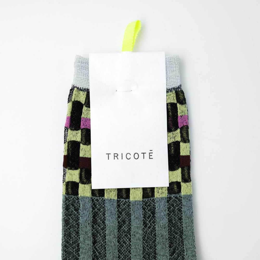 PIXEL STRIPE SOCKS YELLOW