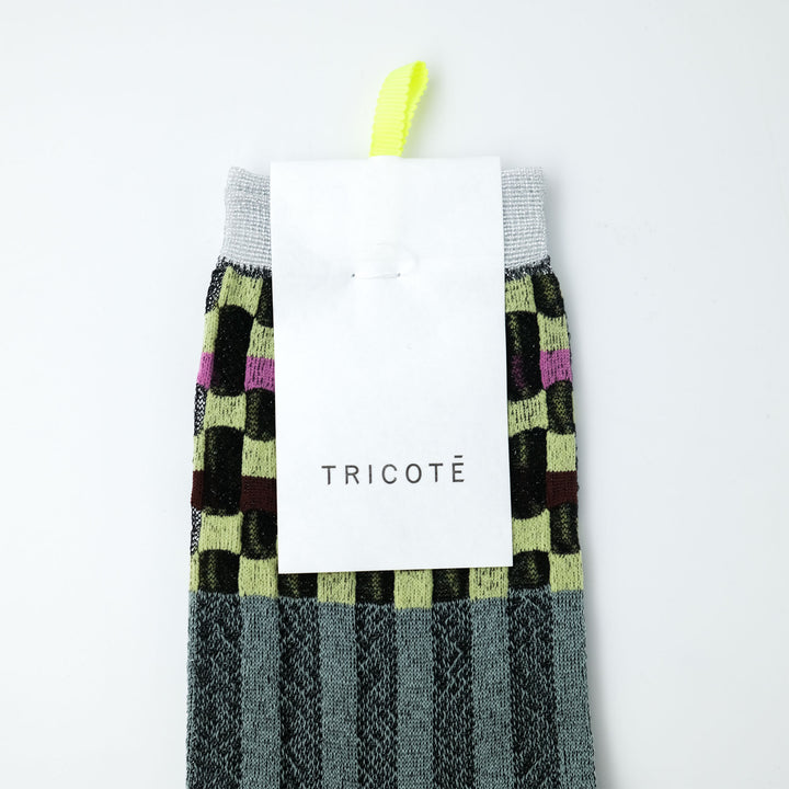 PIXEL STRIPE SOCKS YELLOW