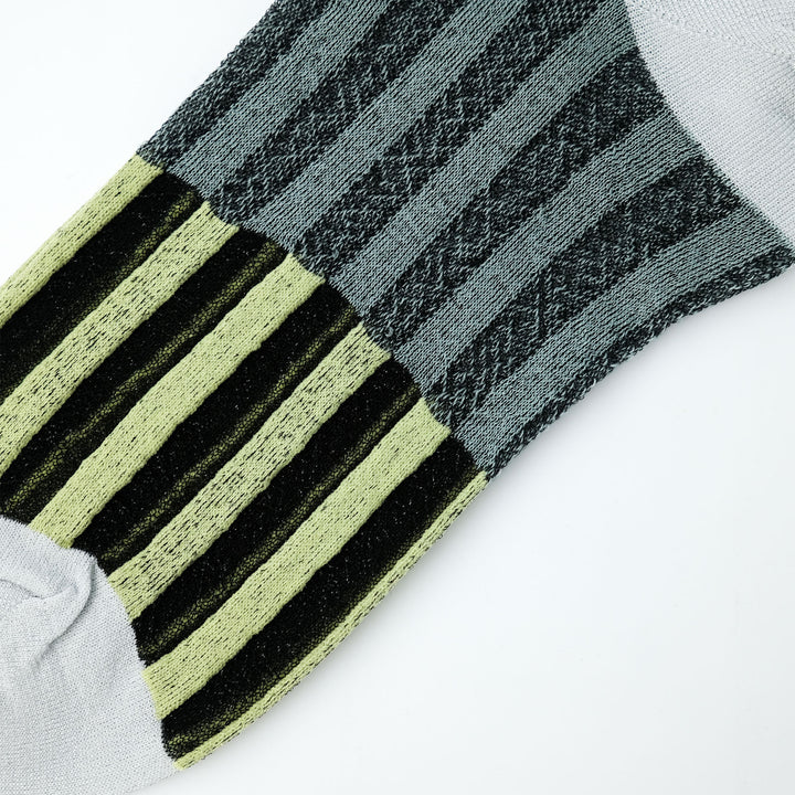 PIXEL STRIPE SOCKS YELLOW