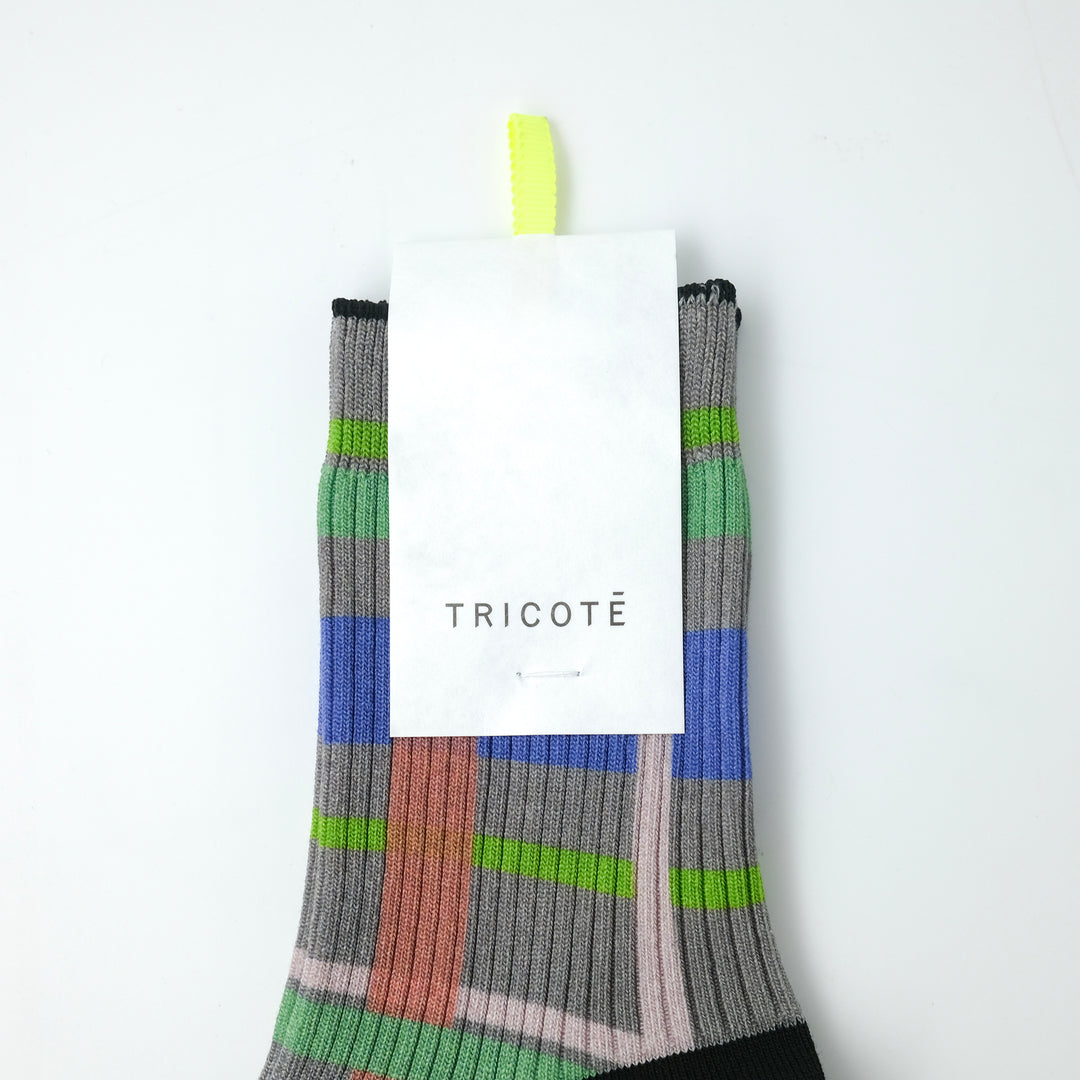 CHECK LINK SOCKS GRAY
