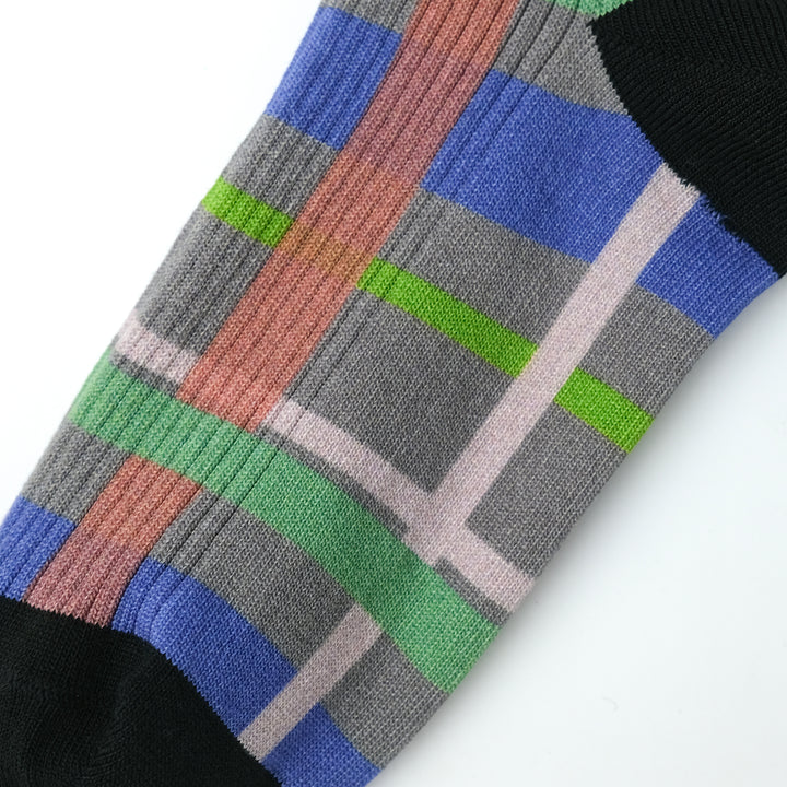 CHECK LINK SOCKS GRAY