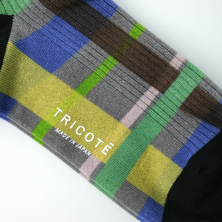 CHECK LINK SOCKS GRAY