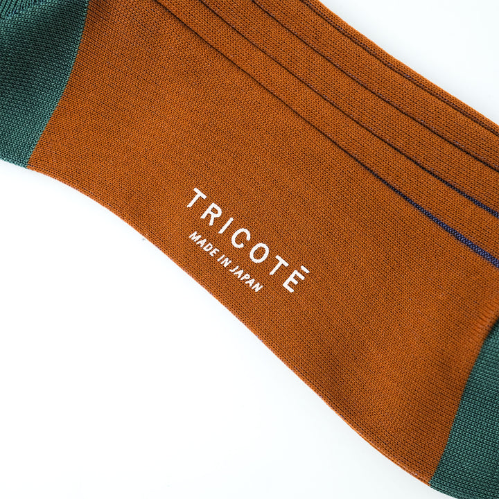 SEE-THROUGH RIB SOCKS / シースルーリブソックス ORANGE
