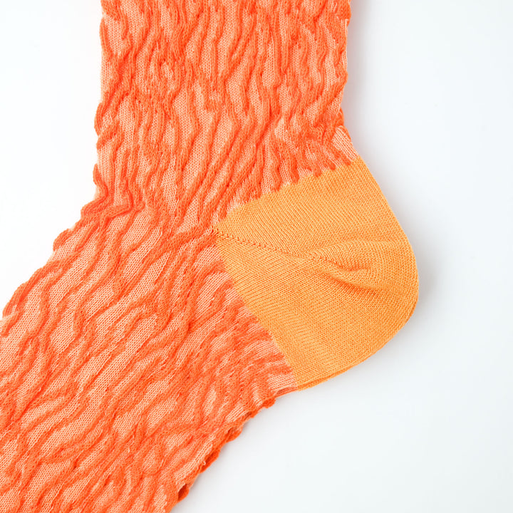 BUMPY GRAIN SOCKS / バンピーグレインソックス ORANGE
