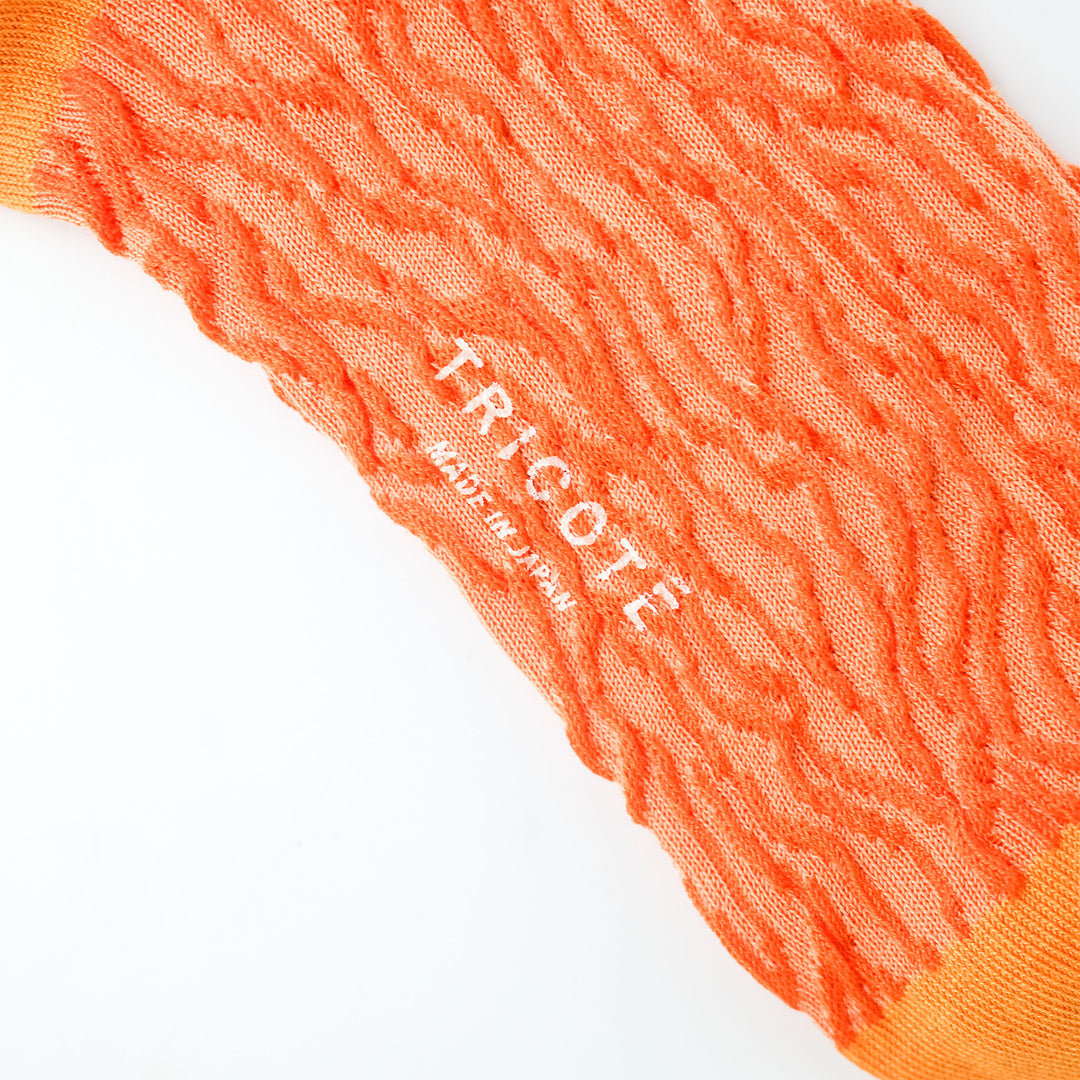 BUMPY GRAIN SOCKS / バンピーグレインソックス ORANGE
