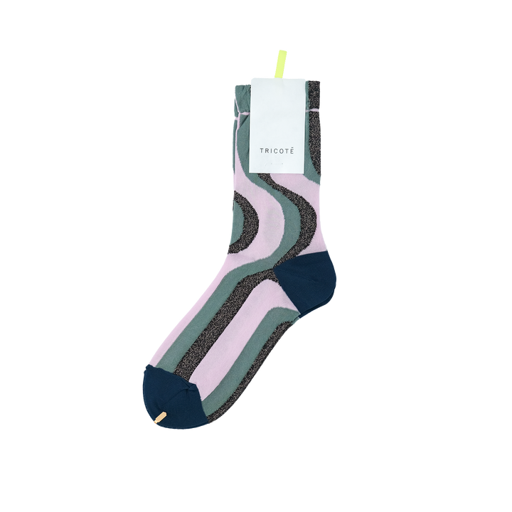 WAVE STRIPE SOCKS KHAKI
