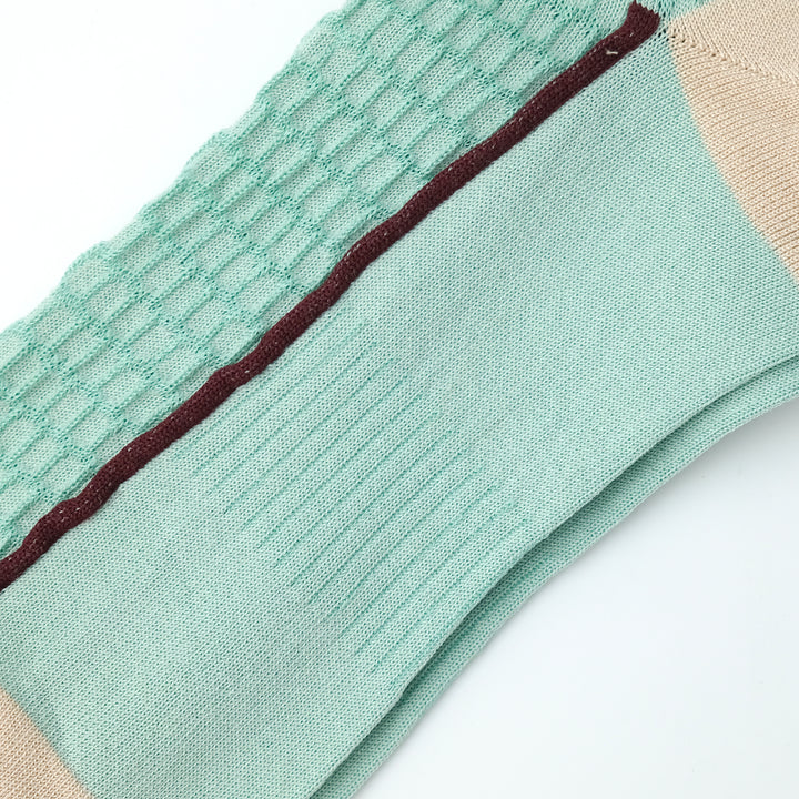 BUMPY FRILLED RIM DOT PETTERN SOCKS MINT