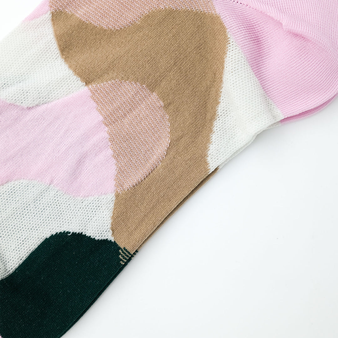 LAYER LINE SOCKS PINK