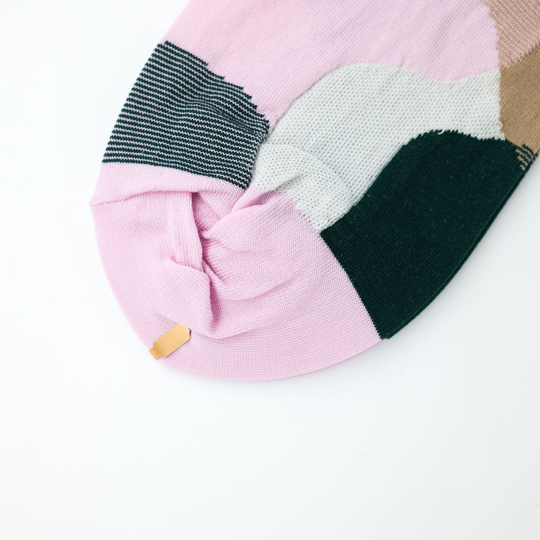 LAYER LINE SOCKS PINK