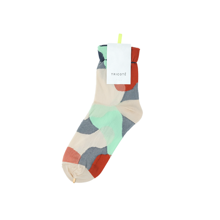 LAYER LINE SOCKS BEIGE