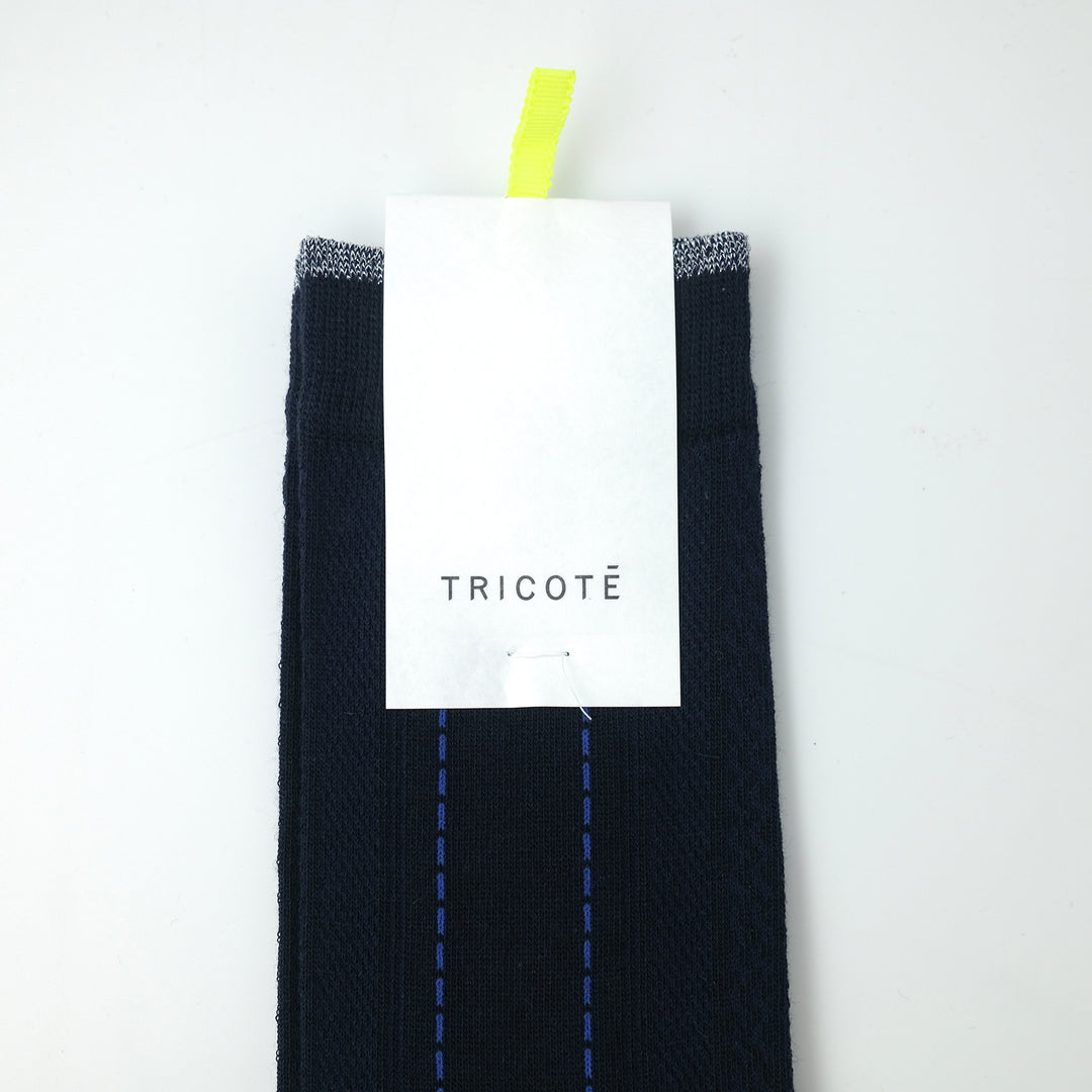 LACE PATTERN TABI SOCKS NAVY