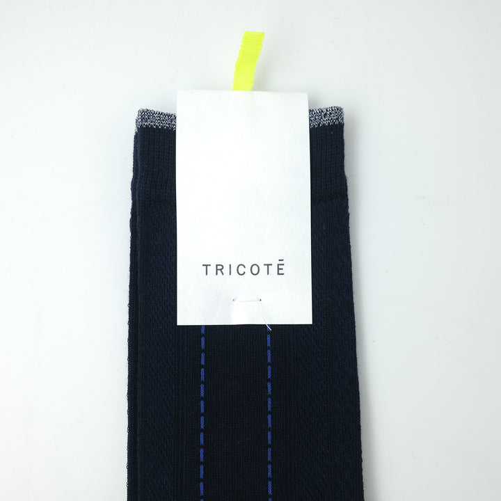 LACE PATTERN TABI SOCKS NAVY