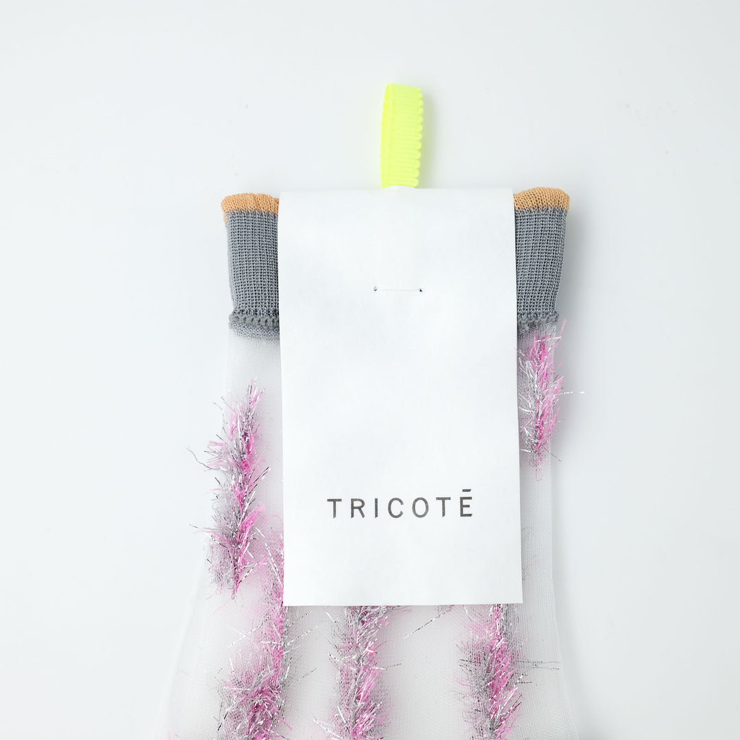 STRIPE SHAGGY SOCKS GRAY