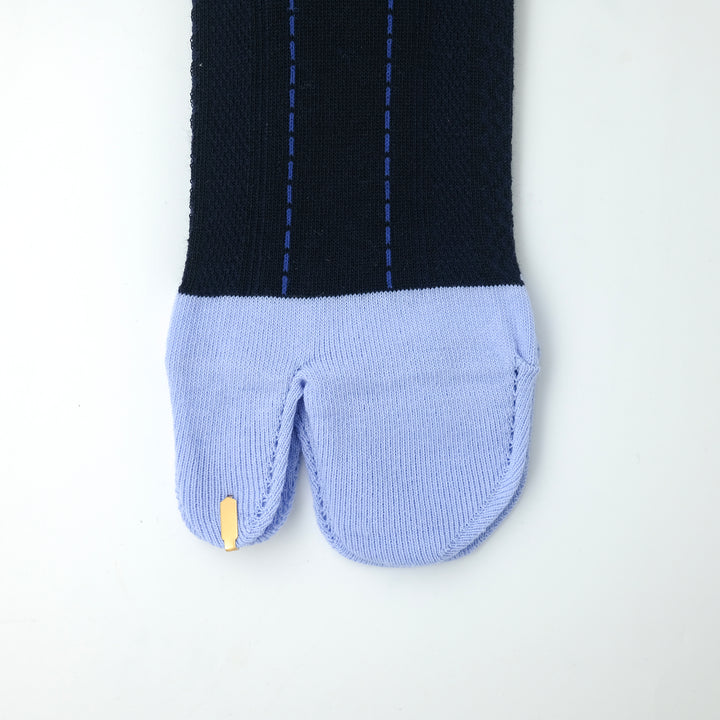 LACE PATTERN TABI SOCKS NAVY