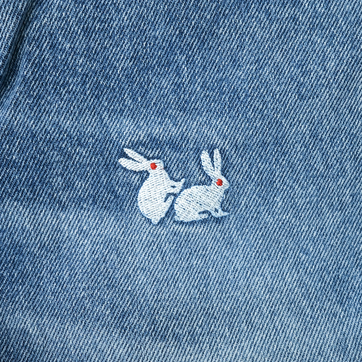 Bell-Bottom Bunny OFF BLUE