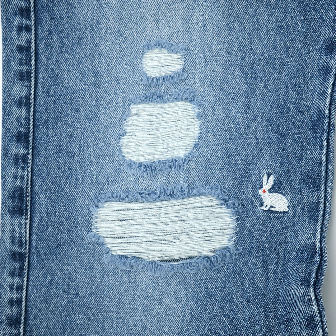 Bell-Bottom Bunny OFF BLUE