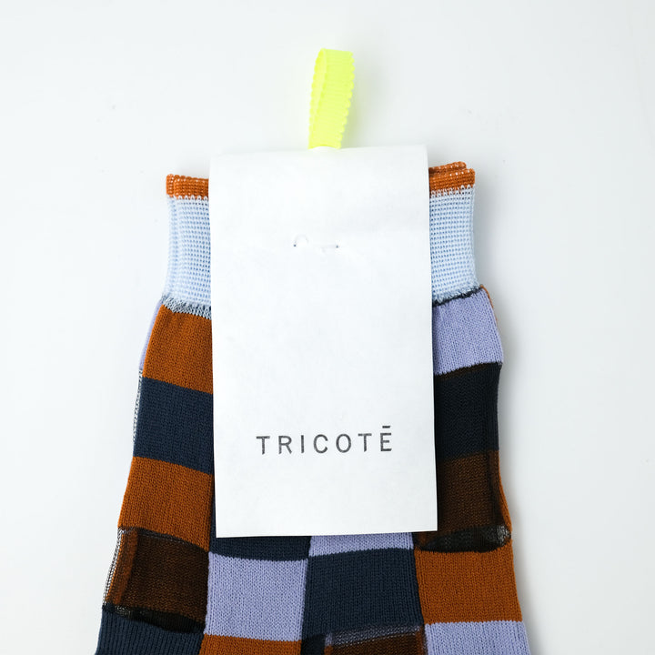 MOSAIC TILE SOCKS BLUE