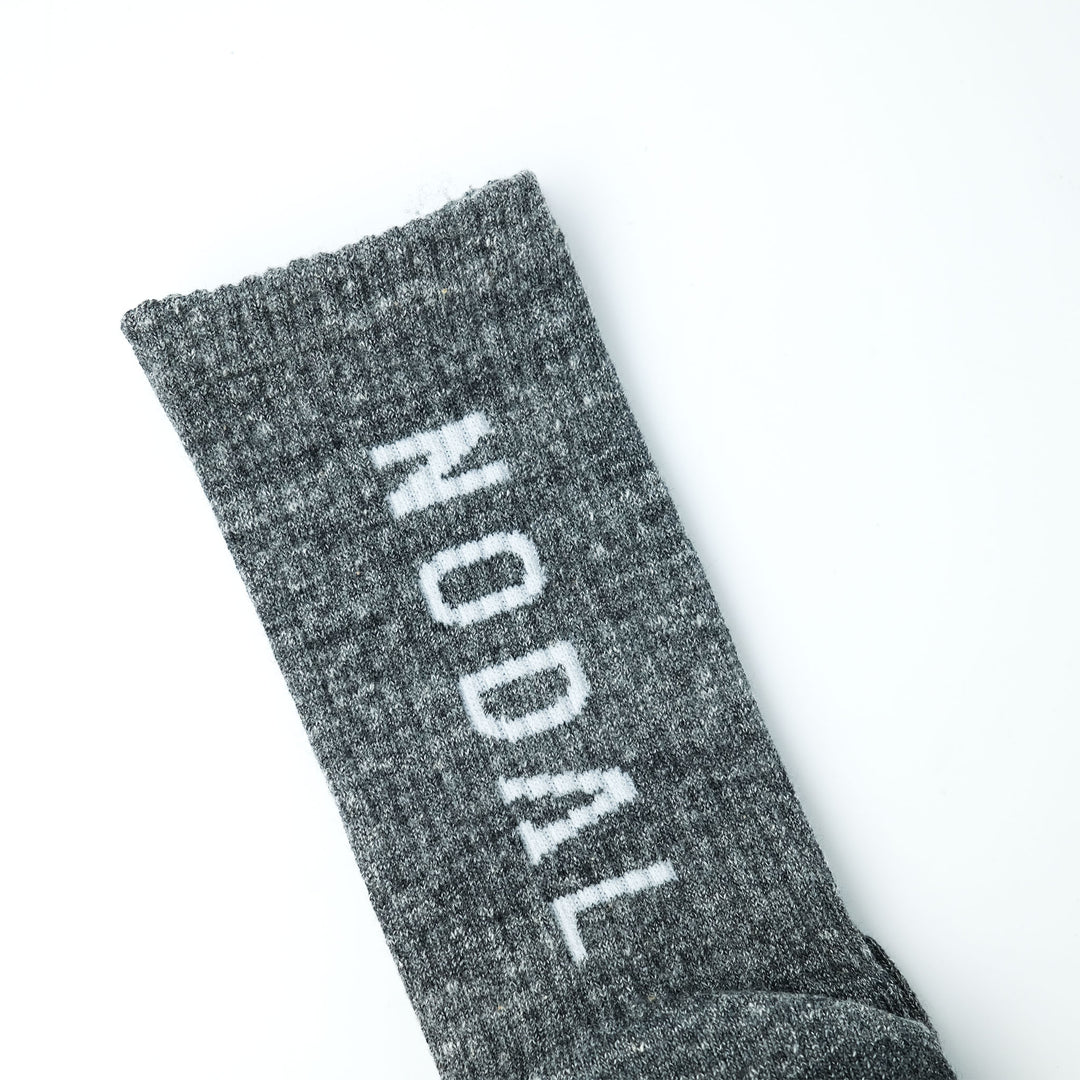 NODAL Logo Grip Socks CHARCOAL