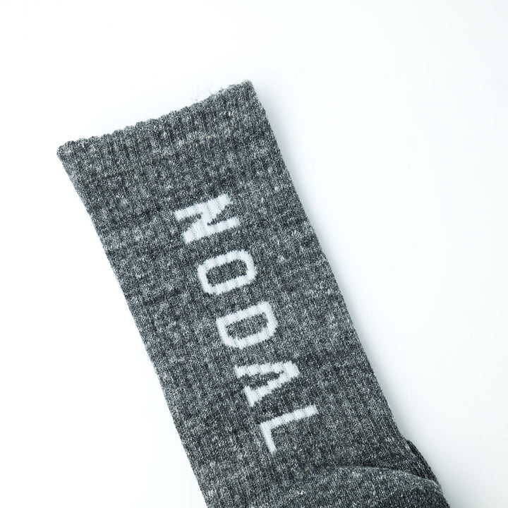 NODAL Logo Grip Socks CHARCOAL