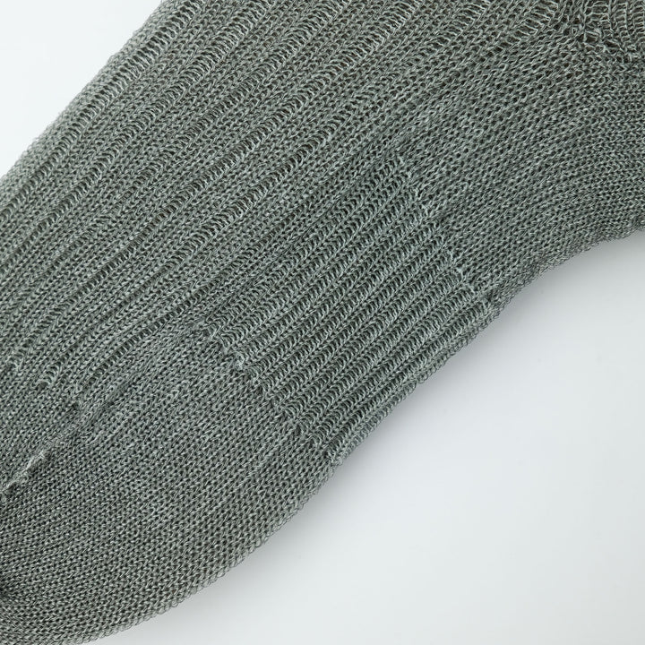 SHEER BORDER LOOSE SOCKS BLUE