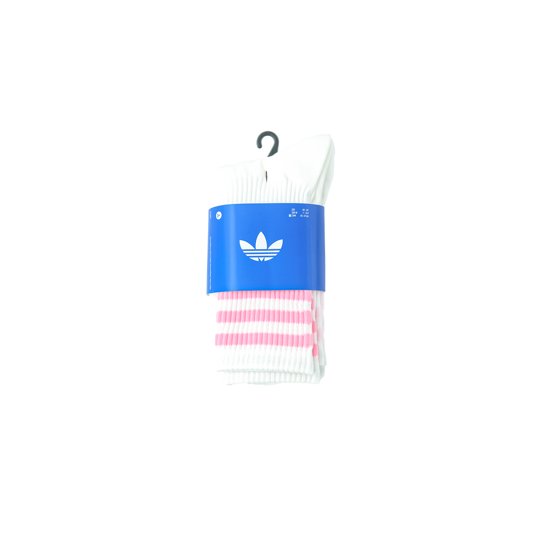 adidas Originals 3 STRIPES CREW SOCKS 3 PAIRS BLISS PINK/ CLEAR PINK/ PINK FUSION