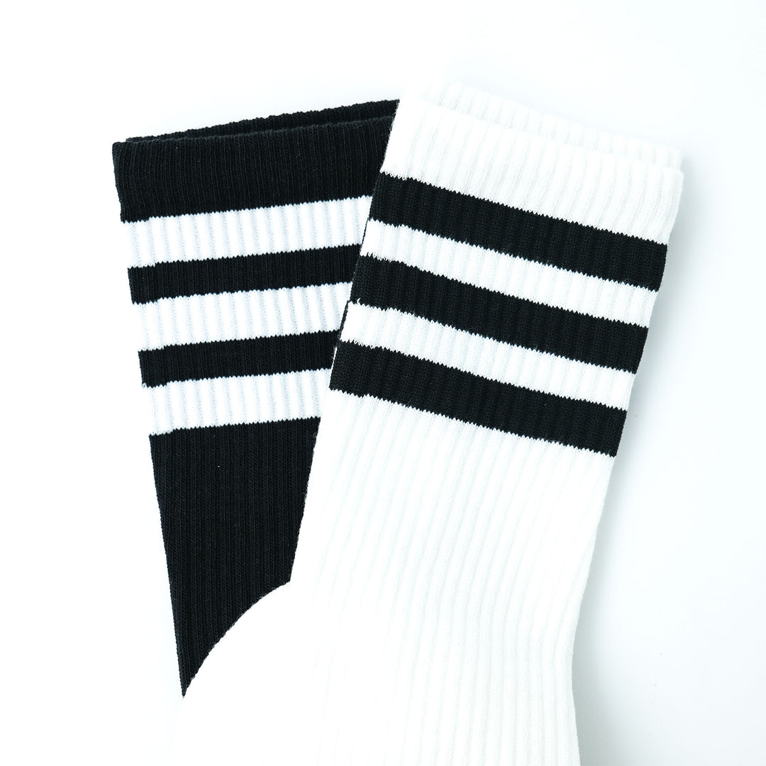 adidas Originals KNEE SOCK 2PACK WHITE/BLACK