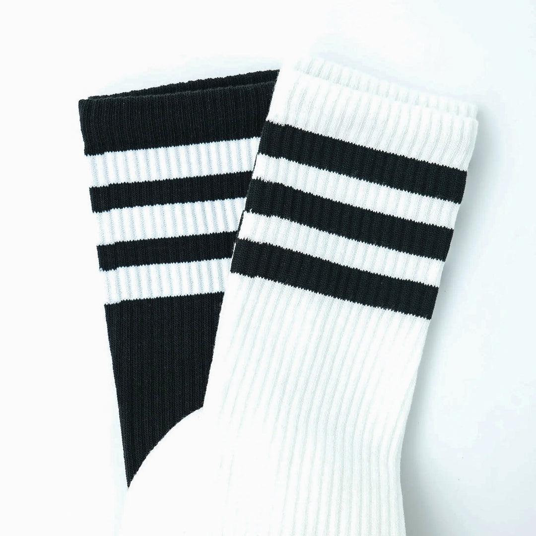 adidas Originals KNEE SOCK 2PACK WHITE/BLACK
