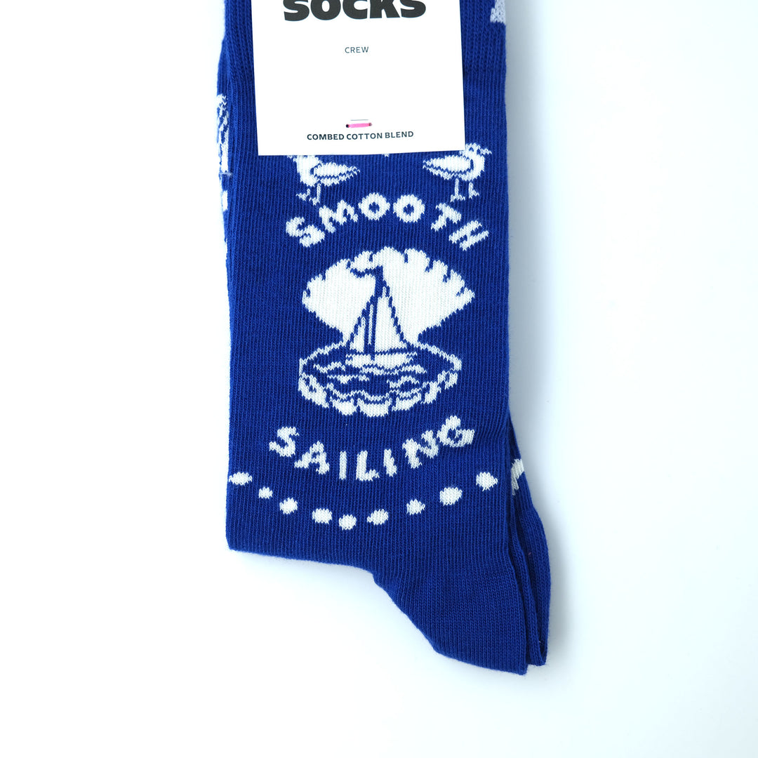 Smooth Sailing Sock BLUE