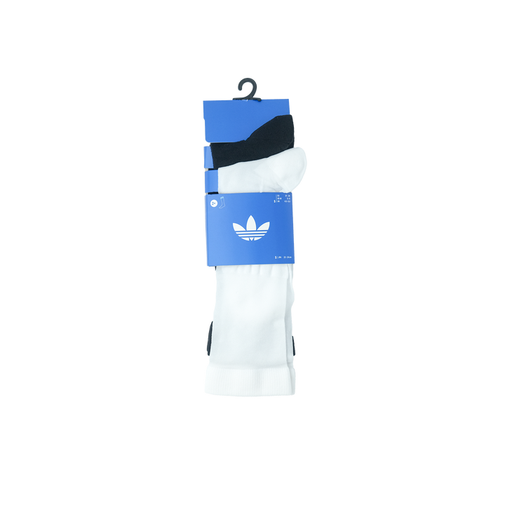 adidas Originals SHEER HIGH CREW SOCKS 2 PAIRS WHITE/ BLACK