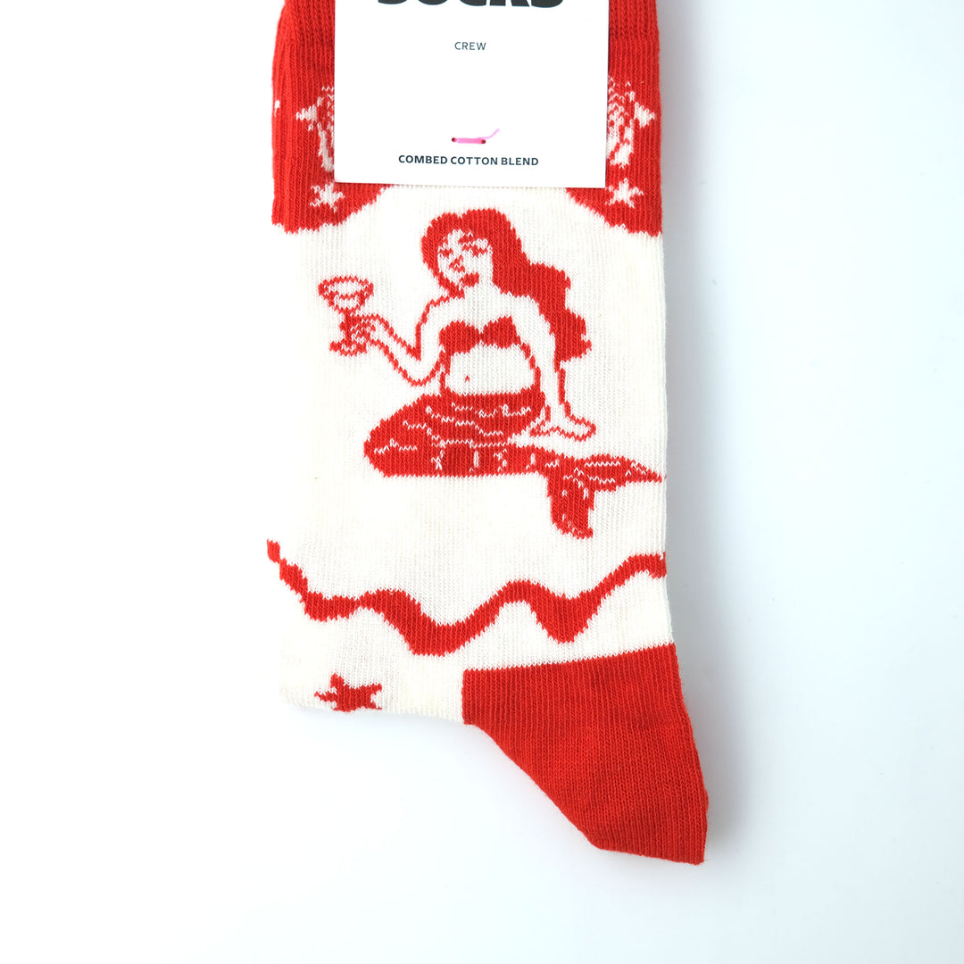 Mermaid Sock WHITE
