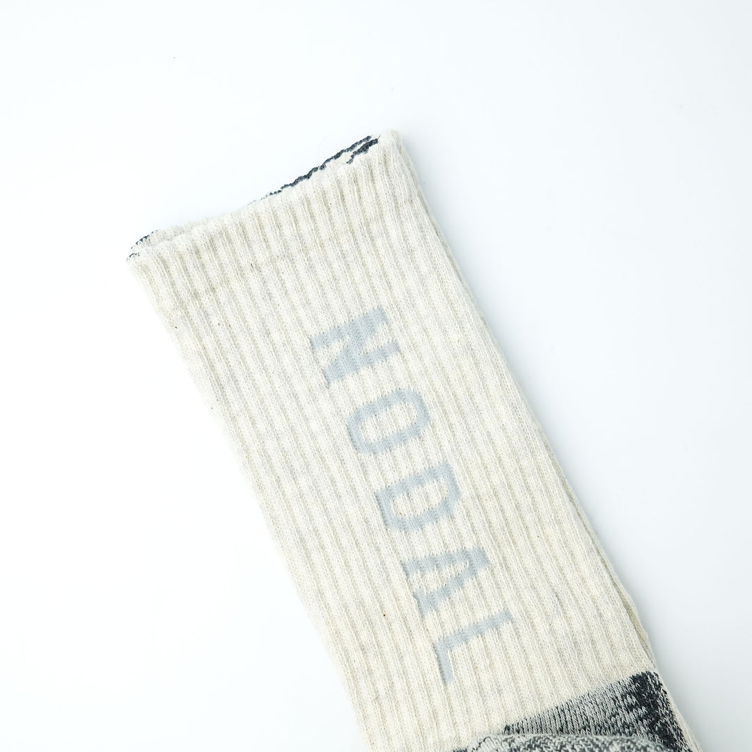 NODAL Logo Grip Socks OATMEAL