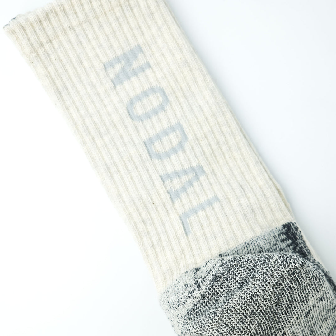 NODAL Logo Grip Socks OATMEAL