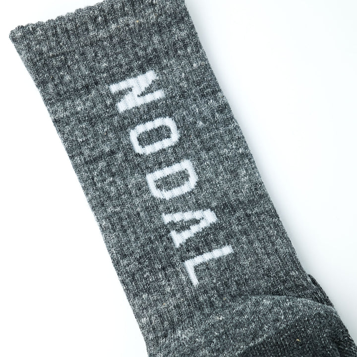 NODAL Logo Grip Socks CHARCOAL