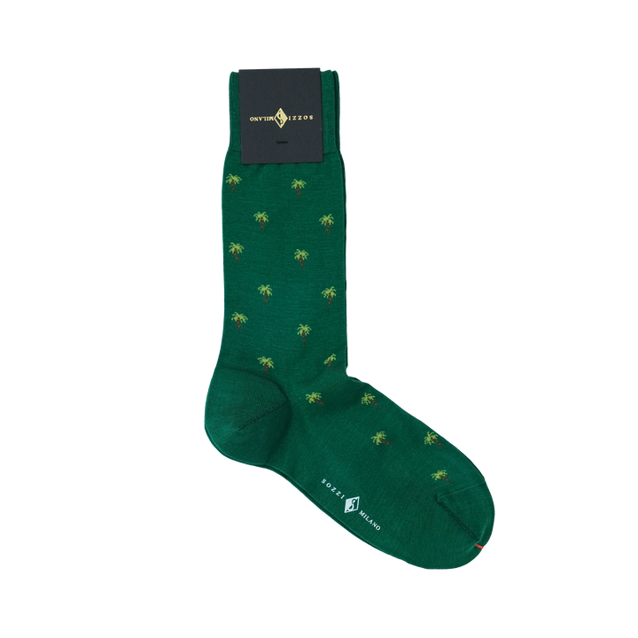 PALM コンテンポラリーコットン ショートソックス GREEN