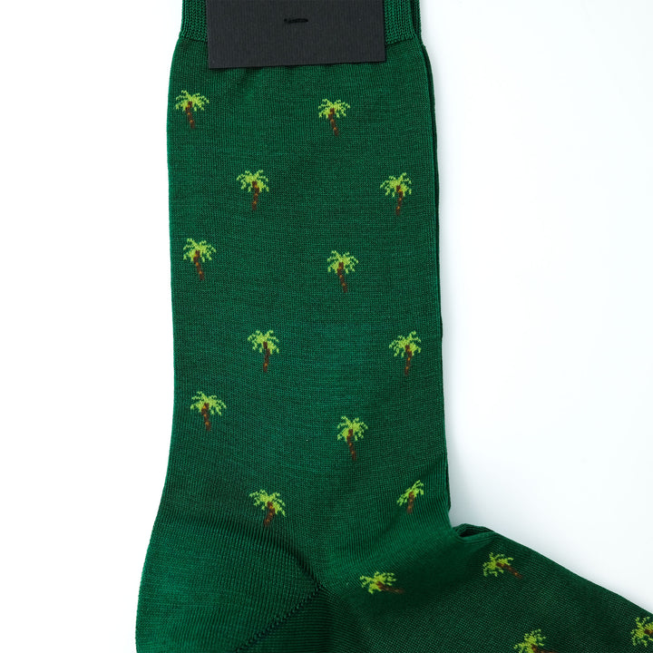 PALM コンテンポラリーコットン ショートソックス GREEN