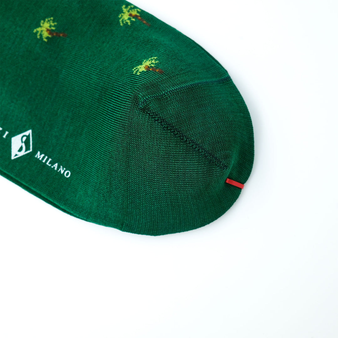 PALM コンテンポラリーコットン ショートソックス GREEN