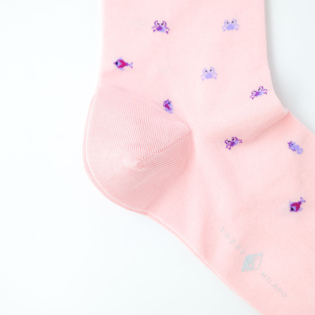 THE SEA コンテンポラリーコットン ショートソックス PINK