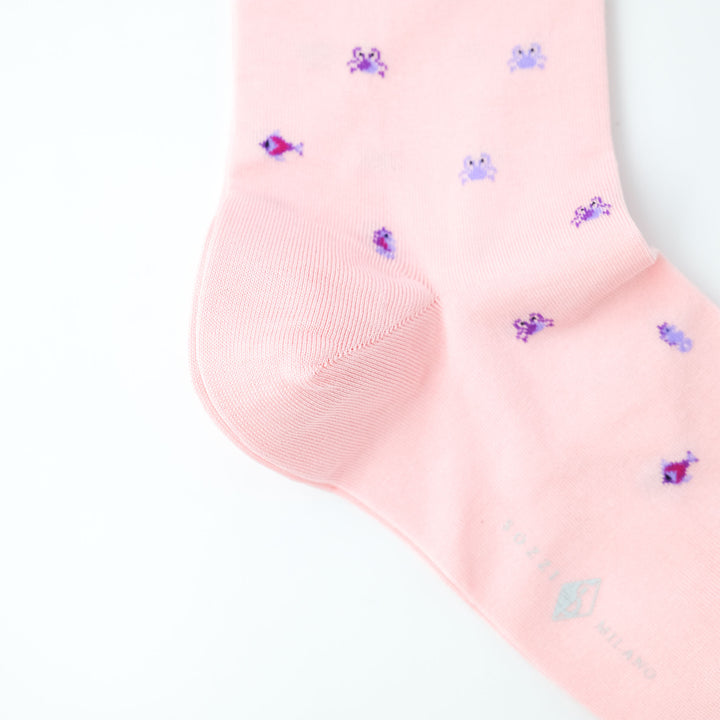 THE SEA コンテンポラリーコットン ショートソックス PINK