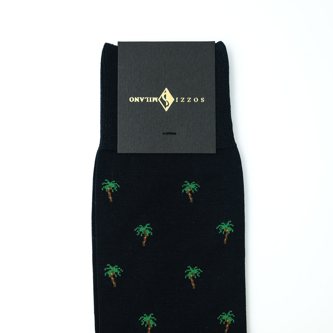 PALM コンテンポラリーコットン ショートソックス NAVY