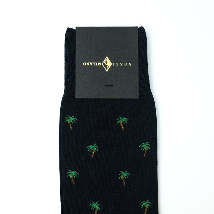 PALM コンテンポラリーコットン ショートソックス NAVY