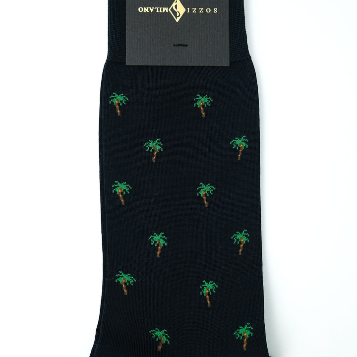 PALM コンテンポラリーコットン ショートソックス NAVY